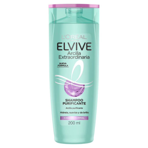 Shampoo Elvive Arcilla Purificante  X 200 Ml
