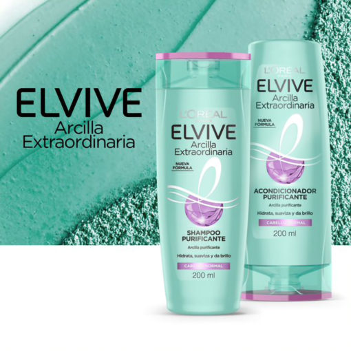 Acondicionador Elvive Arcilla Purificante  X 200 Ml - Imagen 5