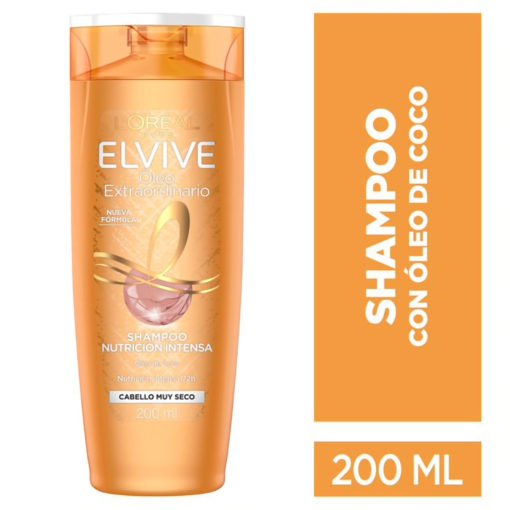 Shampoo Elvive Óleo Extraordinario Nutrición Intensa X 200 Ml - Imagen 3