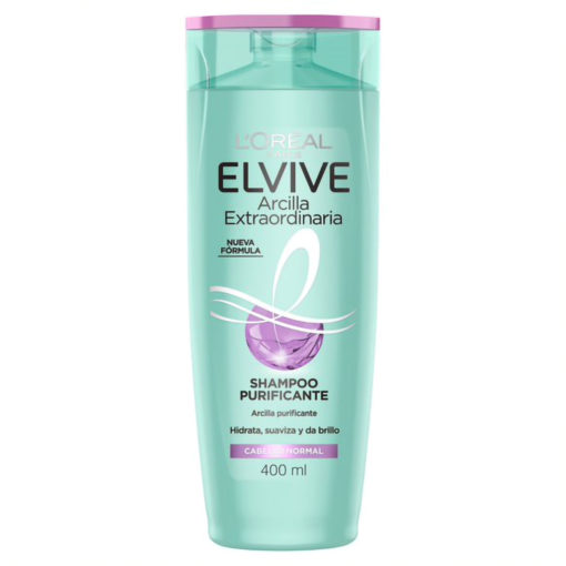 Shampoo Elvive Arcilla Purificante  X 400 Ml