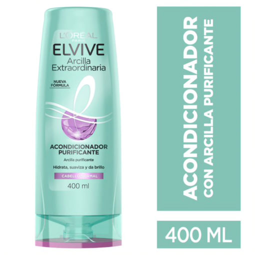 Acondicionador Elvive Arcilla Purificante  X 400 Ml - Imagen 3