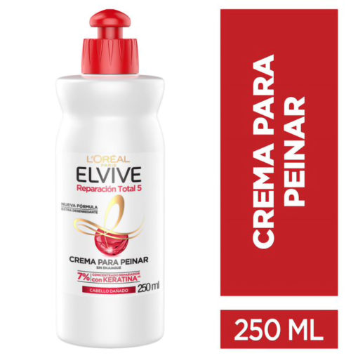 Crema para peinar Elvive Reparación Total 5  X 250 Ml - Imagen 2