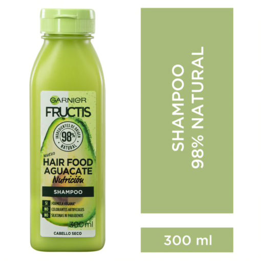 Shampoo Garnier Fructis Hair Food Aguacate X 300 Ml - Imagen 4