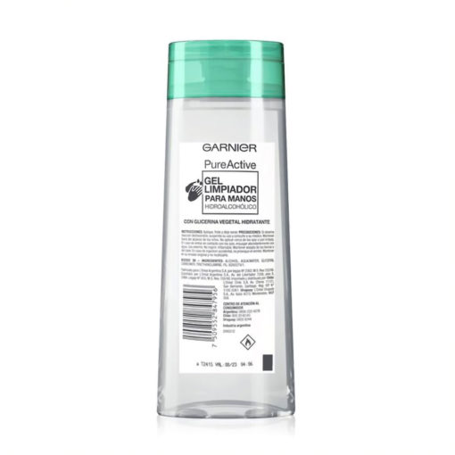 Gel limpiador de Manos Garnier  Pure Active X 200 Ml - Imagen 3