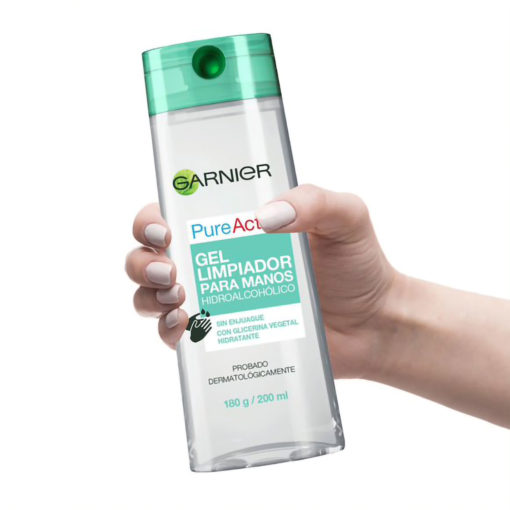 Gel limpiador de Manos Garnier  Pure Active X 200 Ml - Imagen 4