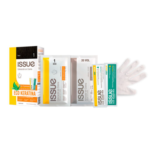 Tintura en Kit Issue Eco Keratina 1A X 1 U