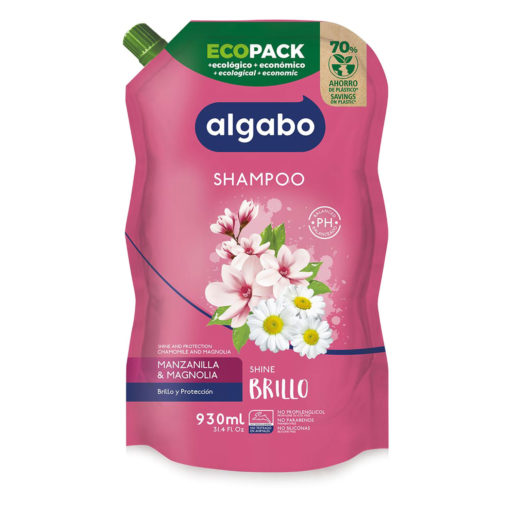 Shampoo Repuesto Algabo  Brillo X 930 Ml