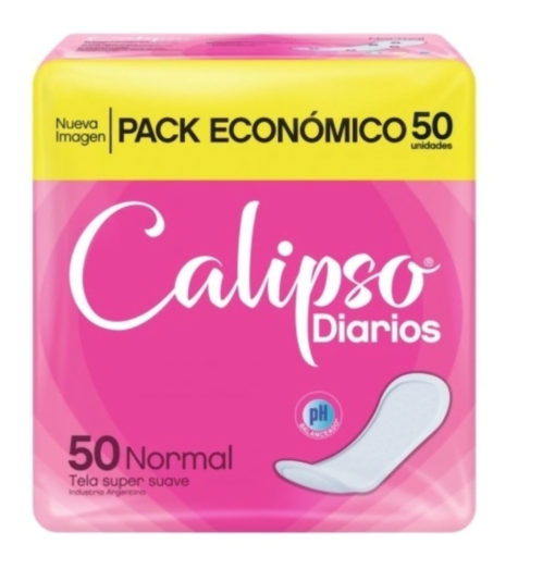 Protectores Diarios Calipso  Normal X 50 U