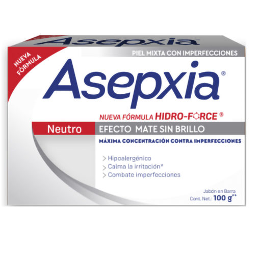 Jabón Asepxia  Neutro X 100 Gr