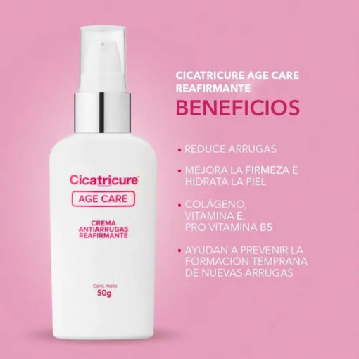 Crema Facial Cicatricure Age Care AntiArrugas Reafirmante X 50 Gr - Imagen 3