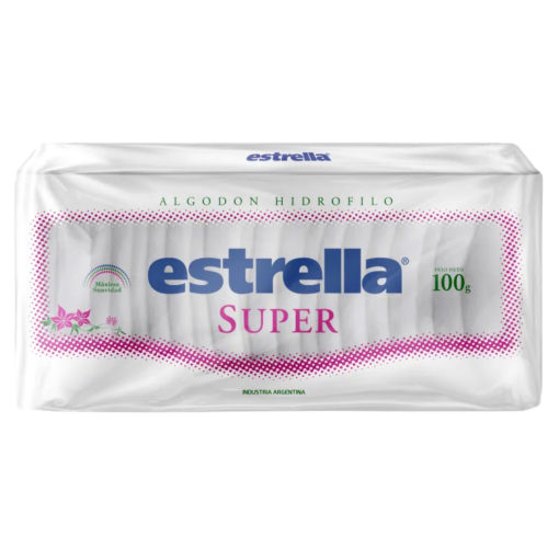 Algodón Estrella Super  X 100 Gr