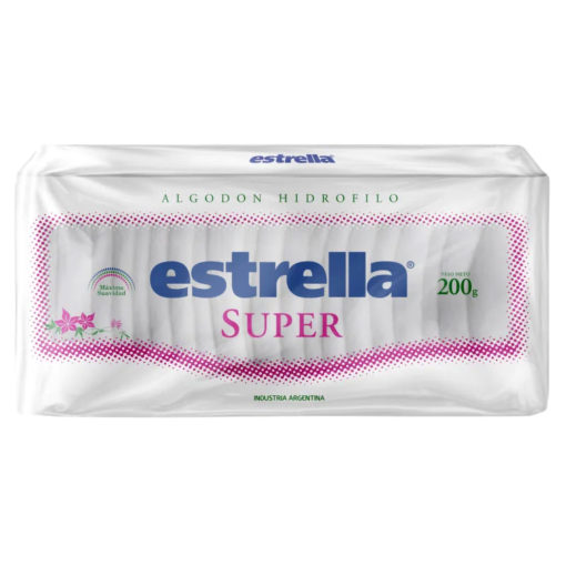 Algodón Estrella Super  X 200 Gr