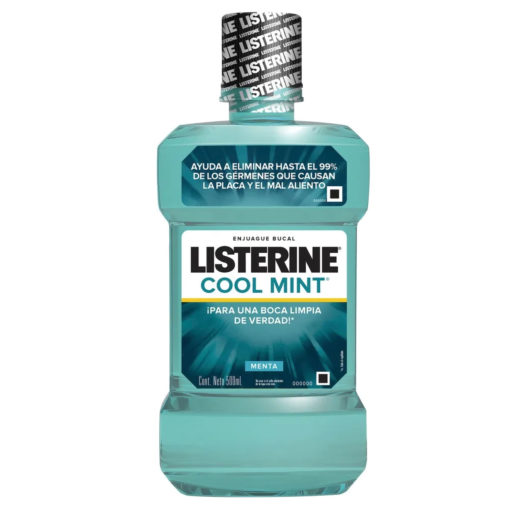 Enjuague Bucal Listerine Cool Mint  X 500 Ml