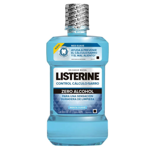 Enjuague Bucal Listerine Anti-Sarro Zero  X 500 Ml