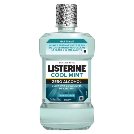 Enjuague Bucal Listerine Cool Mint Zero  X 500 Ml