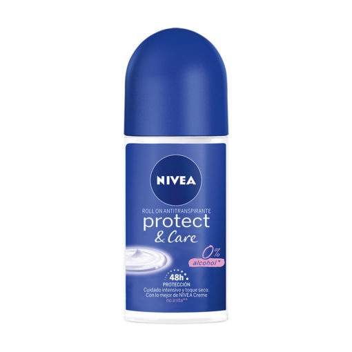 Desodorante Antitranspirante Roll On Nivea Protect & Care  X 50 Ml