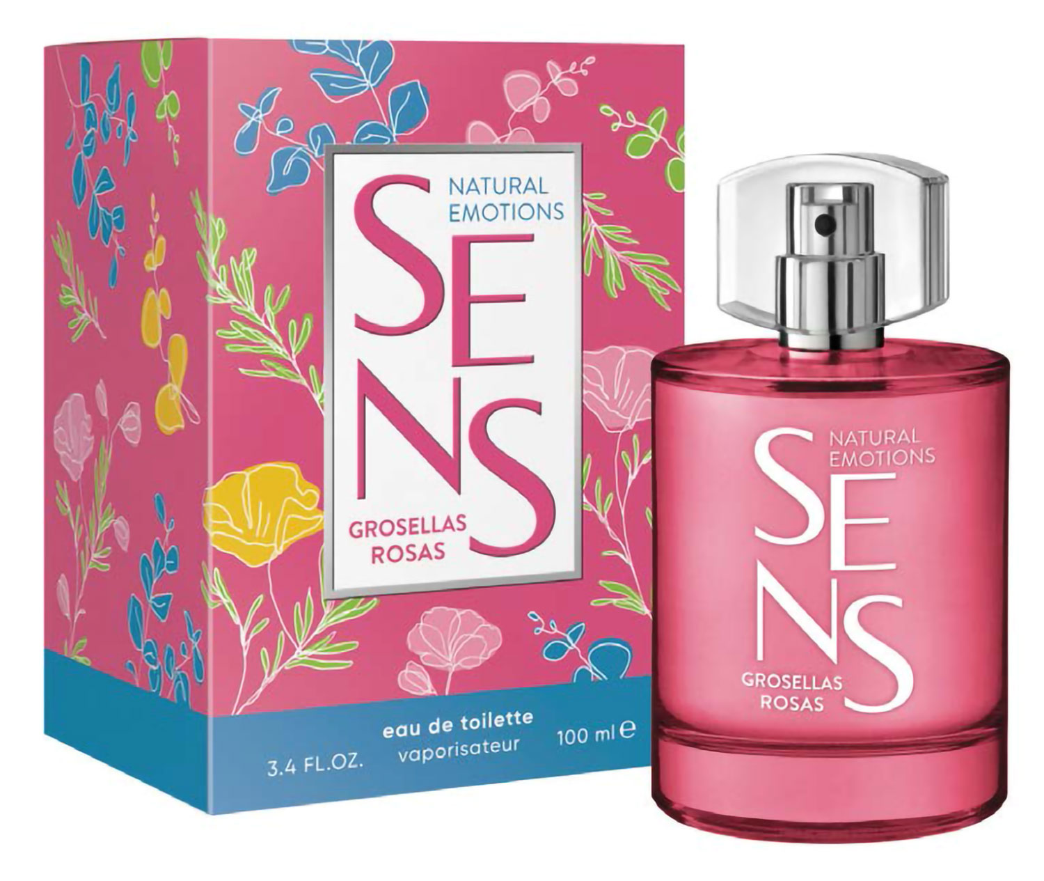 Perfume Sens Natural Emotions Grosellas-Rosas X 100 Ml