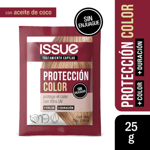 Máscara Capilar Issue Protección Color 25 Gr X 24 U - Imagen 2