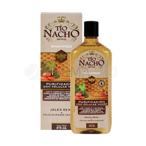 Shampoo Tío Nacho  Purificación con Células Madre X 415 Ml