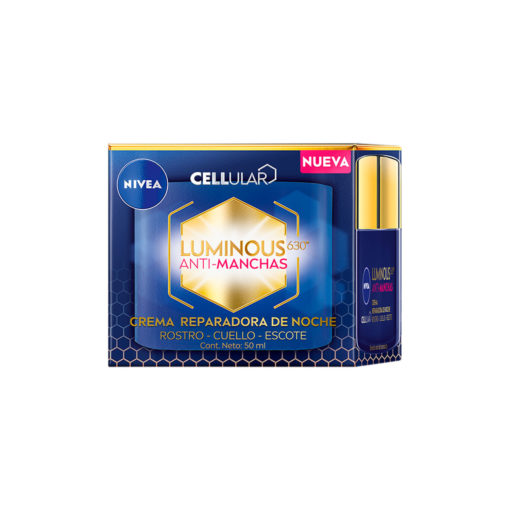 Crema de noche Reparadora Antimanchas Nivea Luminous  X 50 Ml - Imagen 2