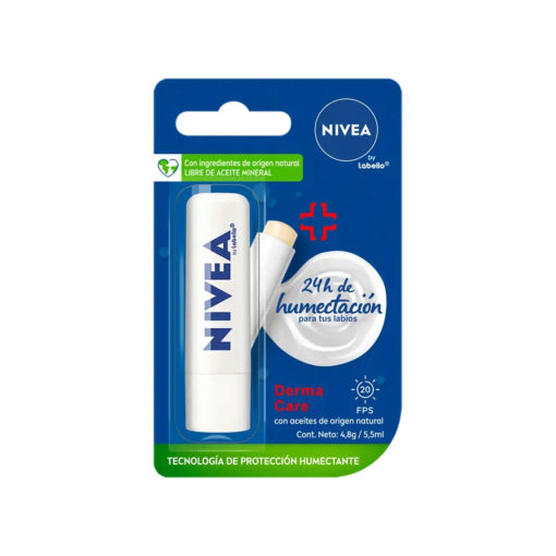 Labial Nivea By Labello Derma Care X 4,8 Gr - Imagen 2