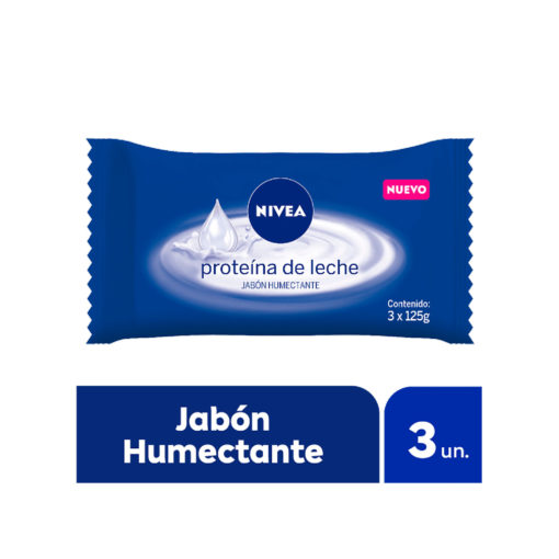 Jabón Nivea  Proteína de Leche X 3 U - Imagen 2