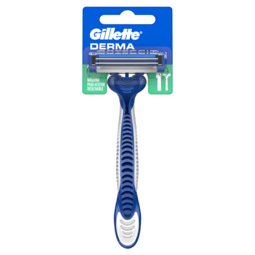 Máquina para afeitar Descartable Gillette Derma Protección  X 10 U