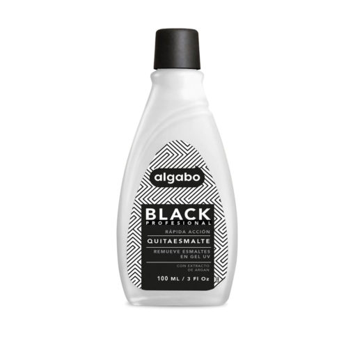 Quitaesmalte Algabo Black Profesional Removedor UV X 100 Ml