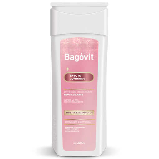 Emulsión corporal Bagóvit Efecto Luminoso  X 200 Gr