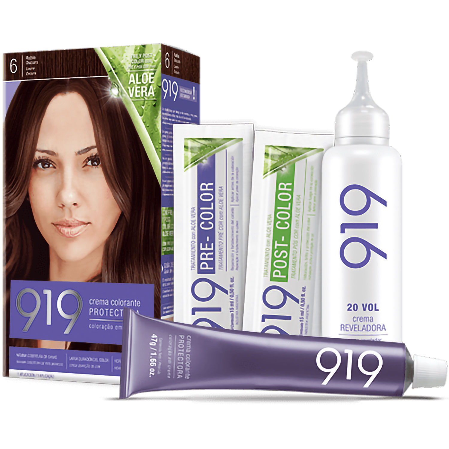 Tintura Permanente en Kit 919 6 X 1 U