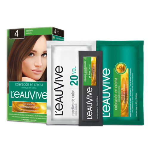Tintura Permanente en Kit L'eau Vive  4 X 1 U - Imagen 2