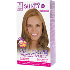 Tintura Permanente en Kit Silkey Policrom sin Amoníaco 8 X 1 U