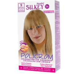 Tintura Permanente en Kit Silkey Policrom sin Amoníaco 9 X 1 U