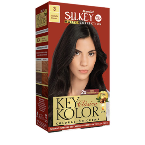 Tintura Permanente en Kit Silkey Key Color Master Collection 3 X 1 U