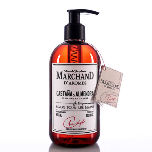 Jabón Líquido Marchand D'Aromes  Castaña y Almendra X 350 Ml