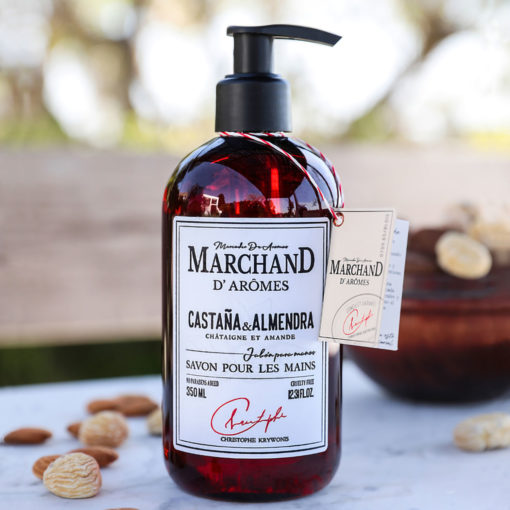 Jabón Líquido Marchand D'Aromes  Castaña y Almendra X 350 Ml - Imagen 2