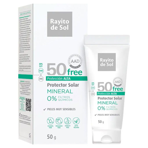 Protector Solar Rayito de Sol Mineral Free FPS 50 X 50 Gr - Imagen 2