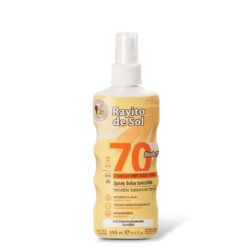 Protector Solar en Spray Rayito de Sol Invisible FPS 70 X 195 Ml