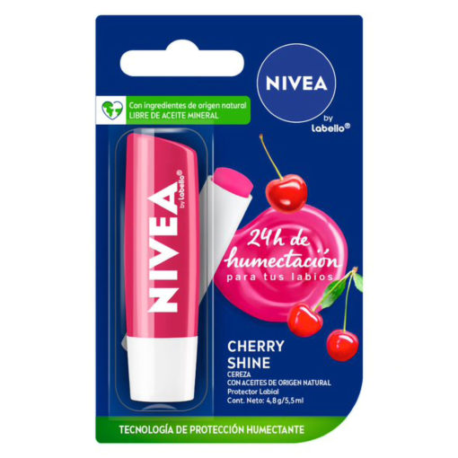 Protector Labial Nivea By Labello Fruity Shine X 1 U