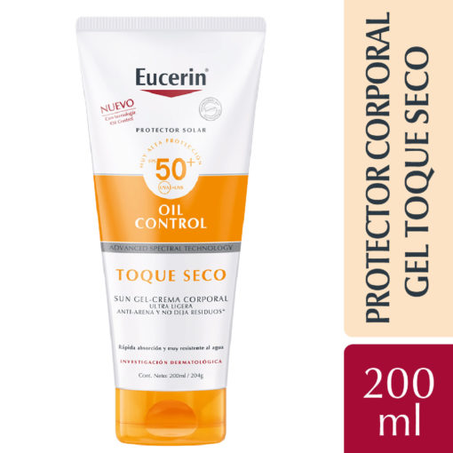 Protector Solar Oil Control Eucerin Toque Seco FPS 50 X 200 Ml - Imagen 2