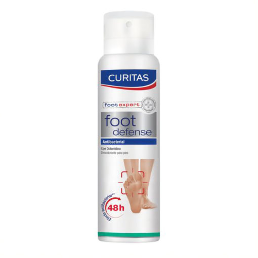 Desodorante para Pies en Aerosol Curitas Foot Defense  X 150 Ml