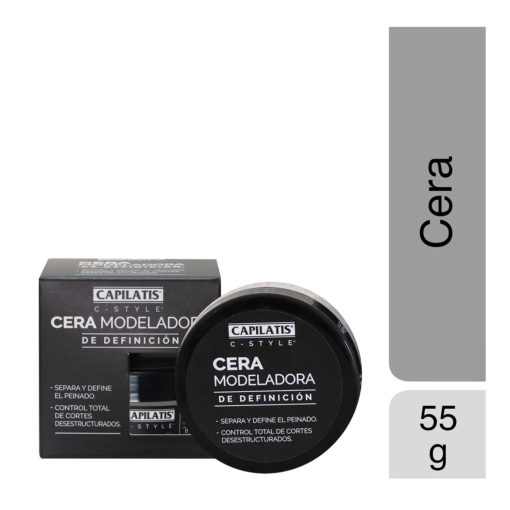 Cera Modeladora Capilar Capilatis C-Style  X 55 Gr - Imagen 2