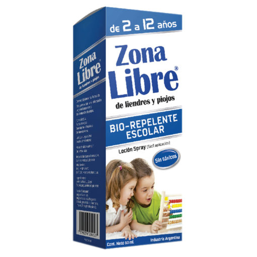 Bio-Repelente para Piojos Zona Libre Escolar  X 60 Ml