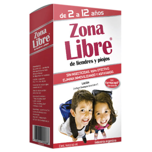 Loción + Shampoo para Piojos Zona Libre   X 2 U