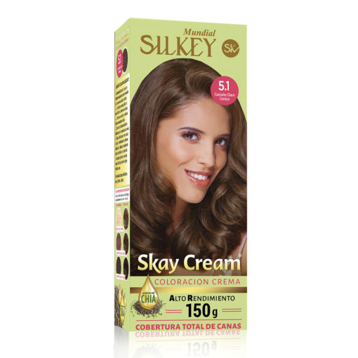 Tintura Permanente en Kit Silkey Skay Cream 5,1 X 1 U