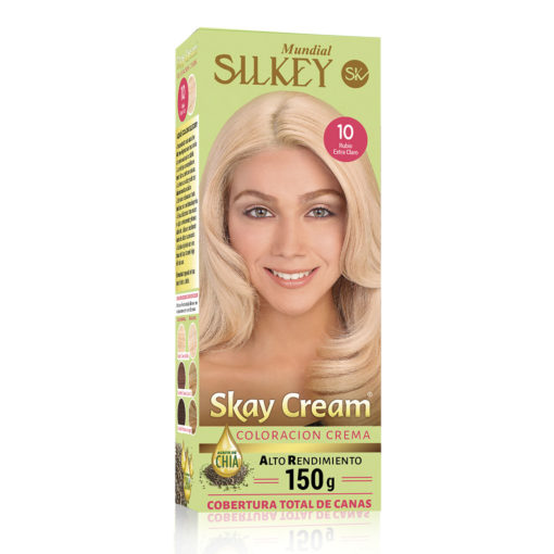 Tintura Permanente en Kit Silkey Skay Cream 10 X 1 U