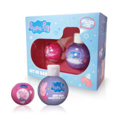 Set bomba de baño + Jabón liquido Jactans Peppa Pig  X 1 U