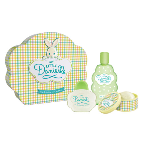 Estuche en lata Perfume + Shampoo + Jabón Danielle My Little  X 1 U