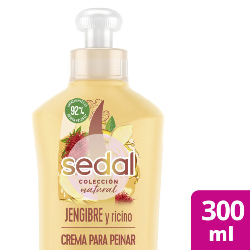 Crema para Peinar Sedal  Jengibre y Ricino X 300 Ml - Imagen 3