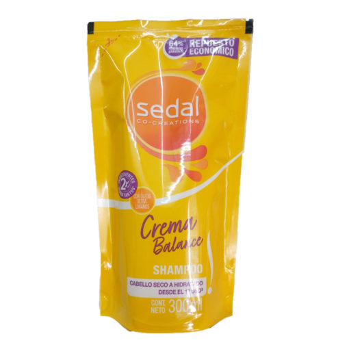 Shampoo Repuesto Sedal  Crema Balance X 300 Ml